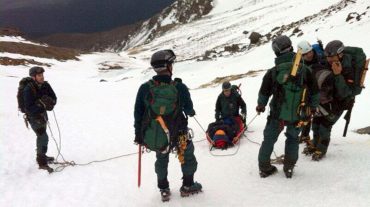 Rescatado un montañero tras sufrir una caída en un paraje de Jérez del Marquesado