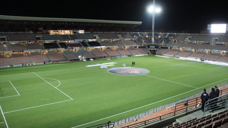 Imagen panorámica del Nuevo Estadio de Los Cármenes. Foto: Álex Cámara