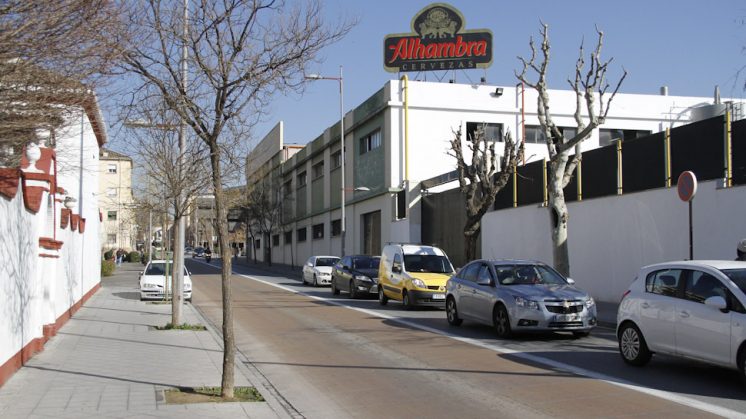 La Fábrica, ubicada al final de la avenida de Madrid. Foto: Álex Cámara