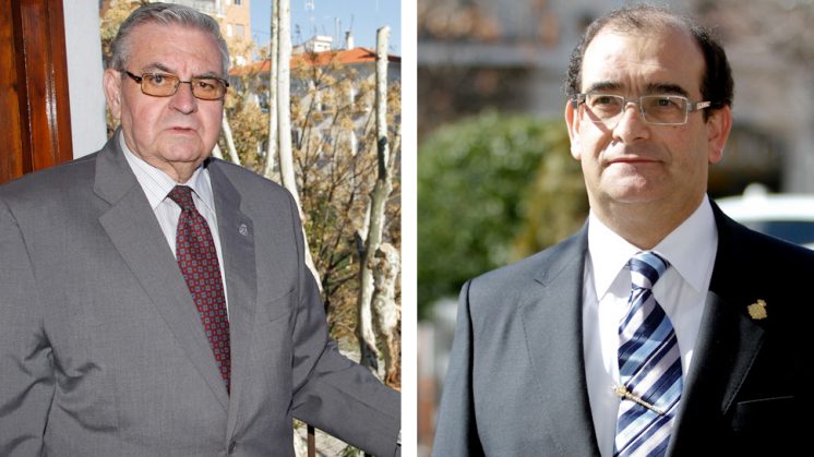 Antonio Martín (d) y Jesús Muros (i), los dos únicos candidatos. Fotos: Álex Cámara (archivo)