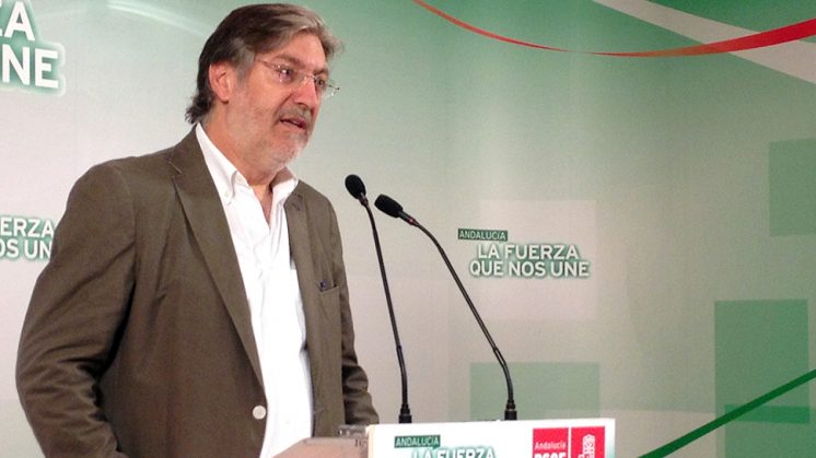 José Antonio Pérez Tapias, en la presentación de su candidatura. Foto: Luis F. Ruiz