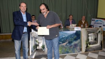 Fermín García, primer premio del II Certamen de Pintura al Aire Libre de la Alpujarra