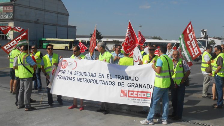 Los sindicatos piden a Tranvías Metropolitanos un medio de transporte para recoger a sus trabajadores