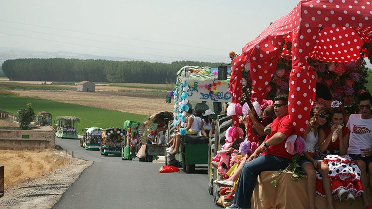 La romería en Alitaje es la cita tradicional cada sábado de feria en Pinos Puente. Foto: Luis F. Ruiz (archivo)