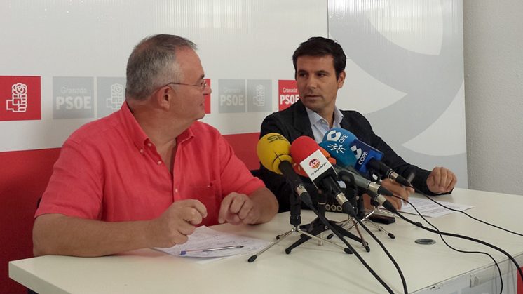 José María Rueda y Francisco Cuenca, en rueda de prensa. Foto: PSOE