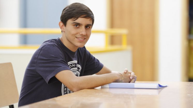 Guillermo Sánchez estudiará Matemáticas en Granada. Foto: Álex Cámara