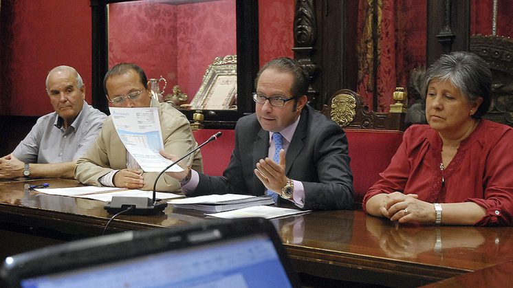 Francisco Ledesma, durante la rueda de prensa. Foto: Javier Algarra