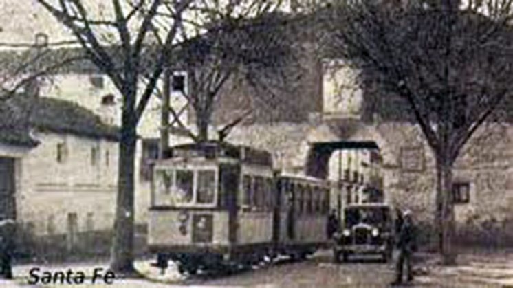 El tranvía a Santa Fe fue un hito histórico en la localidad. Foto: aG