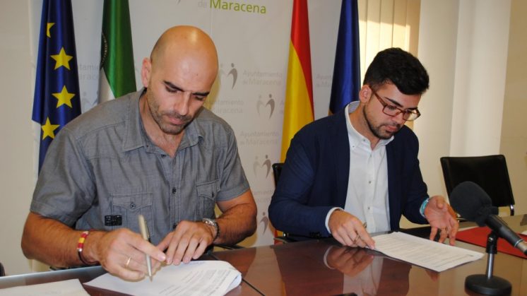 El Ayuntamiento firma un acuerdo de colaboración con el club de Taekwondo de Maracena