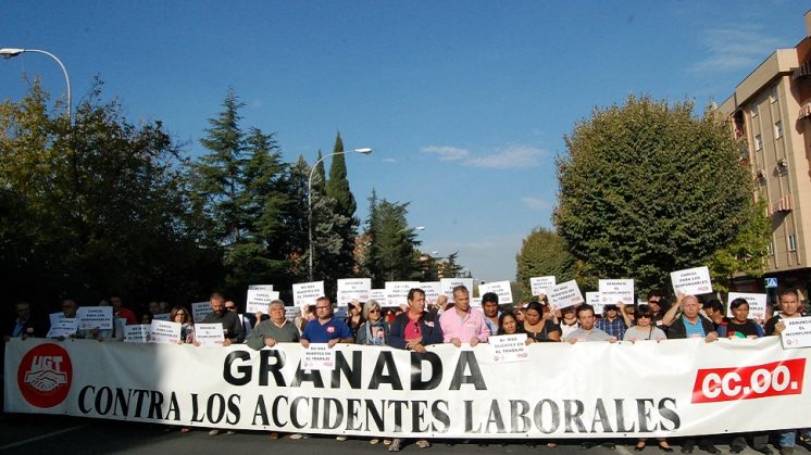 Los sindicatos denunciarán la muerte del trabajador de la construcción en Granada
