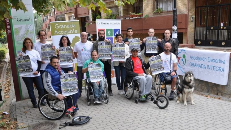 La Asociación Deportiva Granada Integra y el movimiento cívico Granada Accesible también son coorganizadores de la 'ruta saludable y reivindicativa'. Foto: La Ciudad Accesible 