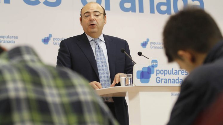 Sebastián Pérez, durante la rueda de prensa que ha celebrado este lunes. Foto: Álex Cámara