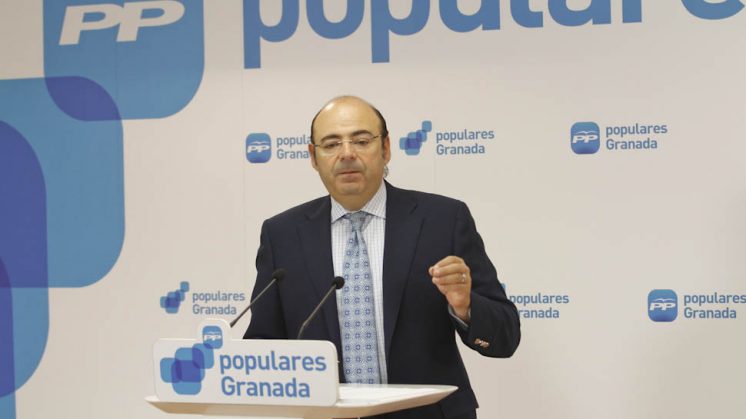 Sebastián Pérez, durante su rueda de prensa ofrecida este lunes. Foto: Álex Cámara