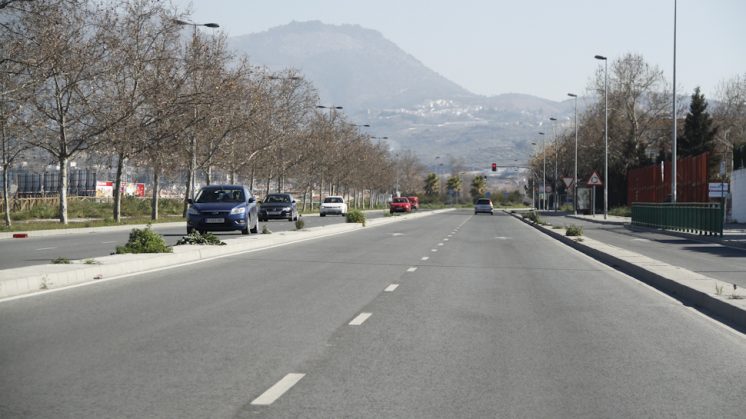 La vía que comunica Pulianas y Jun con la A92 es la única construida, ha recordado el PP. Foto: Álex Cámara