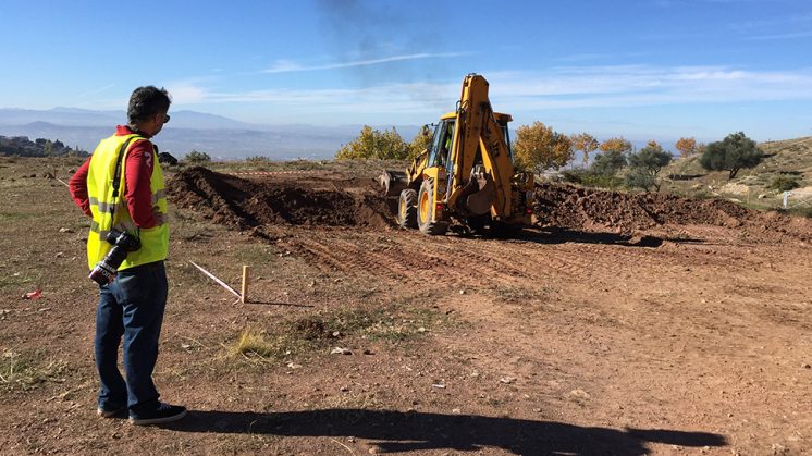 Las excavaciones han durado cuatro días. Foto: Luis F. Ruiz