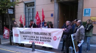 Continúan las movilizaciones para reclamar una negociación justa del Convenio de Hostelería de Granada