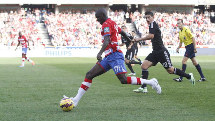 Sissoko volverá a ser titular en Vigo, como frente al Real Madrid. Foto: Álex Cámara