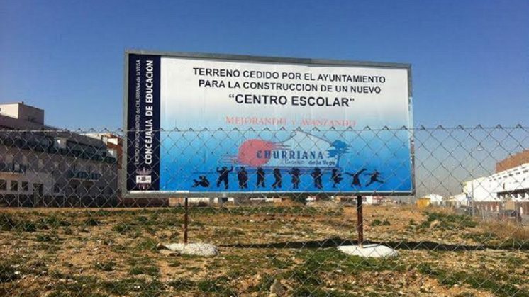 El Ayuntamiento de Churriana exige el inicio inmediato de las obras del colegio proyectado que acabe con los barracones