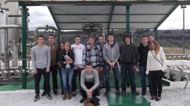 Universitarios Erasmus procedentes de Polonia visitan la Planta de Biogás de Granada