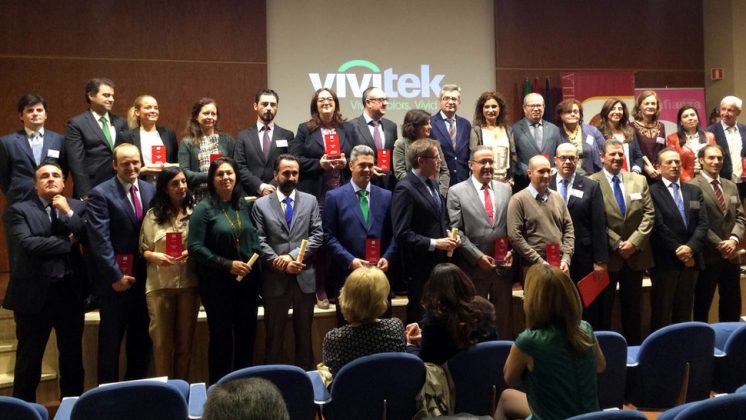La entrega de estos premios ha tenido lugar tras la inauguración del seminario Sociedad de la Información en Andalucía (VII): Hacia la recuperación. Foto: aG