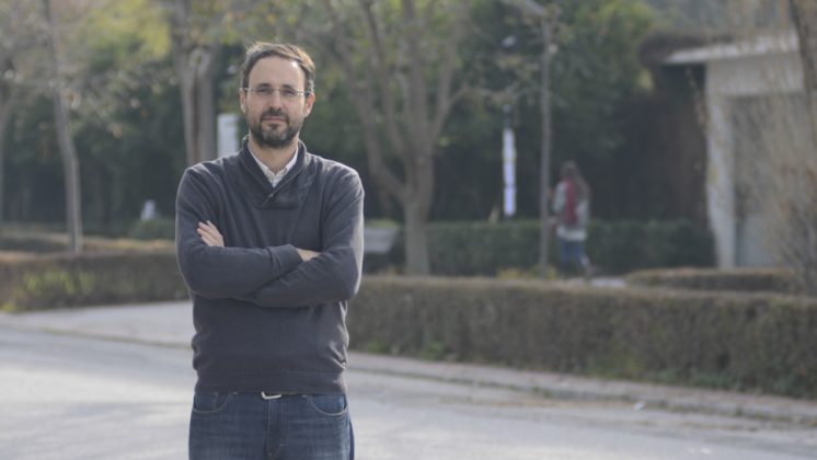 Alberto Matarán, profesor en al UGR y secretario general de Podemos en Granada. Foto: Alberto Franco