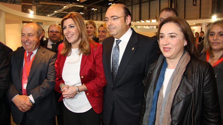 La presidenta de la Junta ha visitado el 'stand' de Granada. Foto: aG
