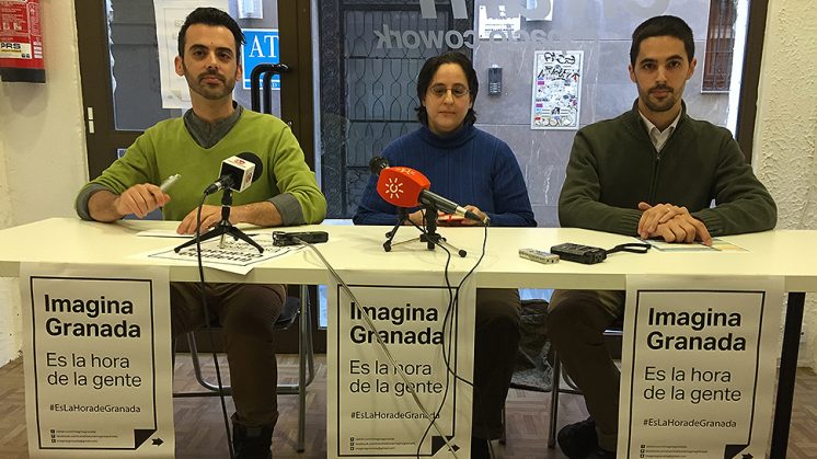 Los integrantes de Imagina Granada, la plataforma previa a la candidatura electoral. Foto: Luis F. Ruiz
