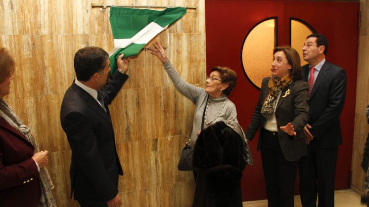 Las salas han sido inauguradas este martes por familiares de los dos expresidentes del TSJA. Foto: Álex Cámara