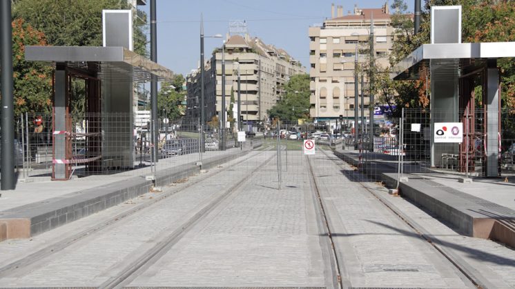 Las obras del Metro de Granada siguen su progreso. Foto: Álex Cámara