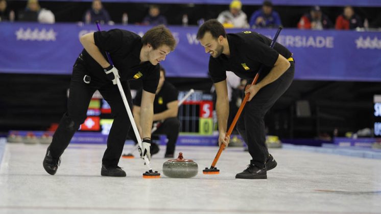 El combinado nacional español ganó su primer partido en curling. Foto: Álex Cámara