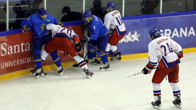 Rusia y Kazajistán disputarán la final de hockey masculino. Foto: Organización