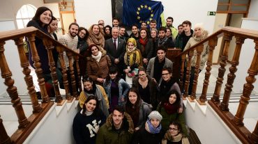 El programa Erasmus + conecta a jóvenes de cinco países con jóvenes de Alhama de Granada