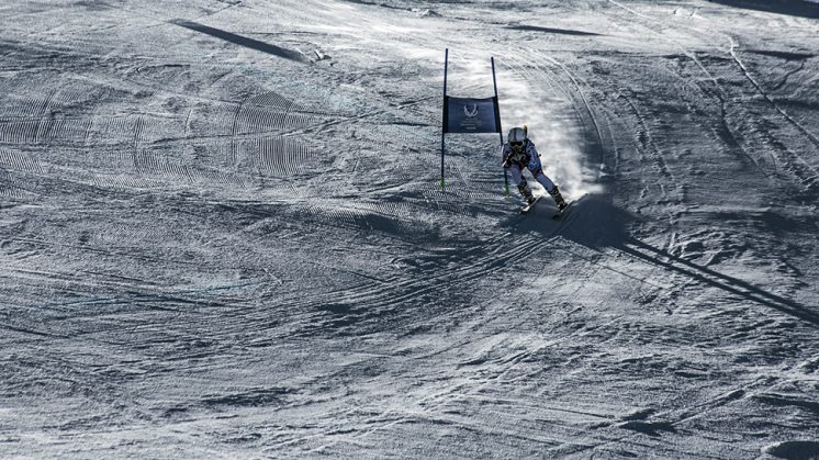 La emoción estuvo presente en la combinada de esquí femenino. Foto: aG