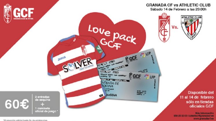Un 'Love Pack' del Granada CF para San Valentín
