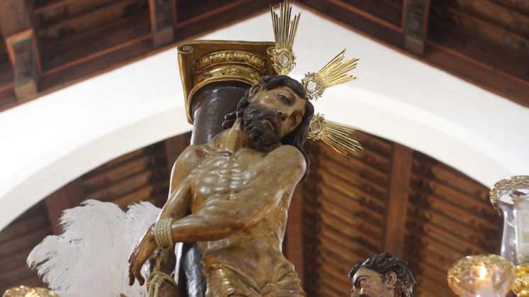 La imagen protagonizará el Vía Crucis este sábado. Foto: Álex Cámara