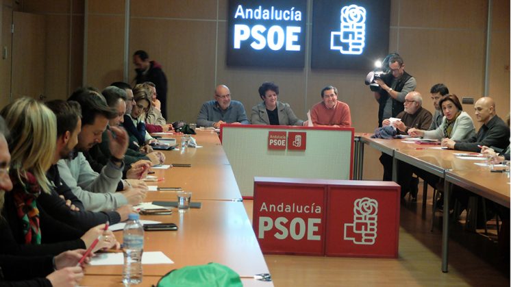 La Ejecutiva Local del PSOE se ha reunido este martes. Foto: aG