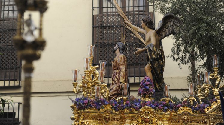 La imagen de Jesús de la Oración en el Huerto protagoniza el vía crucis. Foto: Alejandro Romero