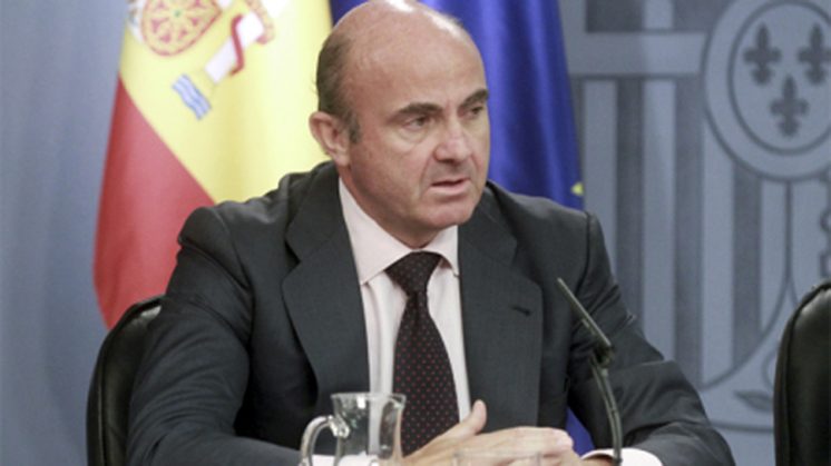 El ministro de Economía, Luis de Guindos. Foto: Ministerio de Economía