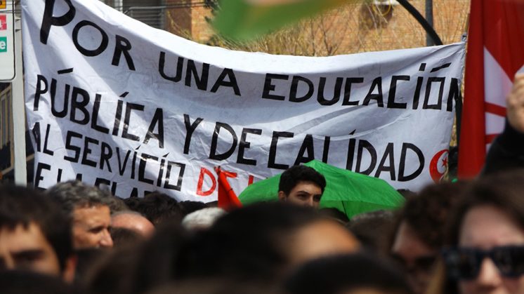 La manifestación de este martes ha reunido a unas 2.000 personas. Foto: Luis F. Ruiz