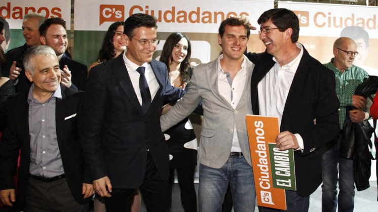 Albert Rivera apoyó a sus candidatos en Granada y Andalucía en el Hotel Nazaríes. Foto: Álex Cámara