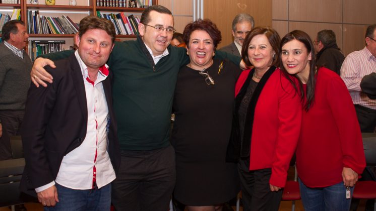Los cinco diputados del PSOE por Granada al Parlamento Andaluz. Foto: Antonio Ropero