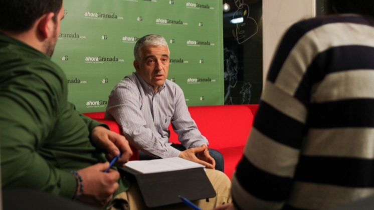 Funes, en un momento de la entrevista. Foto: Antonio Ropero