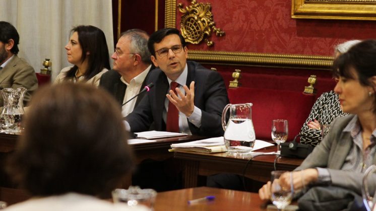 Francisco Cuenca, durante su intervención en el pleno. Foto: Antonio Ropero