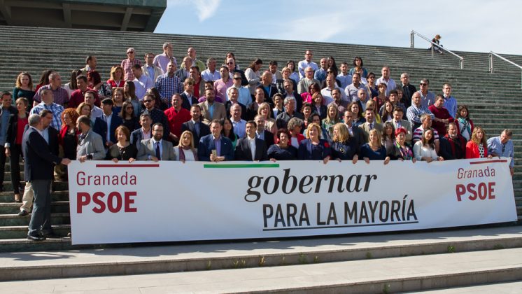 Parte de los 180 candidatos a los municipios y Entidades Locales de Granada. Foto: Antonio Ropero