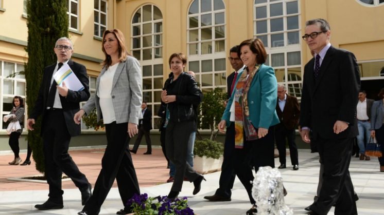 La presidenta en funciones ha ha visitado el centro. Foto: aG.