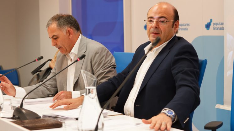 Sebastián Pérez, durante la Junta Directiva Provincial en la que se han analizado los resultados. Foto: Antonio Ropero