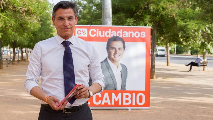 Luis Salvador, candidato de Ciudadanos a la Alcaldía de Granada. Foto: Antonio Ropero.
