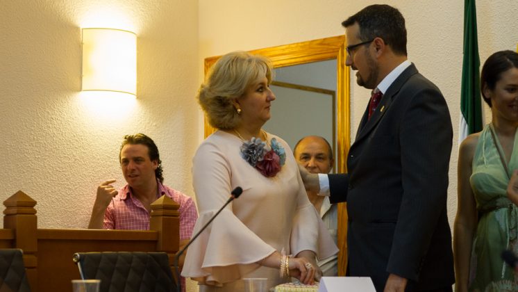 María del Carmen Ros ha deseado suerte al nuevo alcalde. Foto: aG.