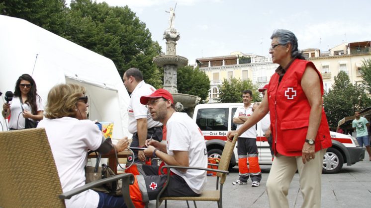 La campaña se ha desarrollado en Cruz Roja. Foto: Álex Cámara