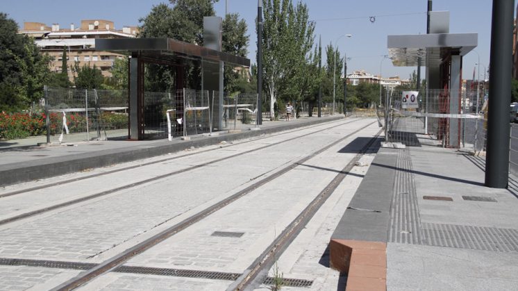 Obras metro en la zona de Los Cármenes y el Palacio de Deportes. Foto: Álex Cámara